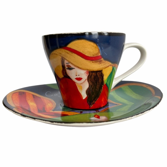 Cafe Paris Teacup - Picture 4 of 11